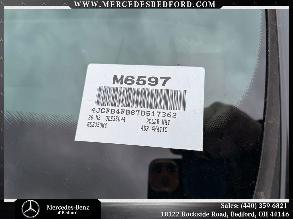 2026 Mercedes-Benz GLE GLE 350 4MATIC®