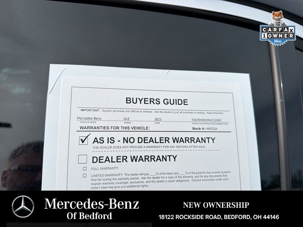 2021 Mercedes-Benz GLE GLE 350 4MATIC®