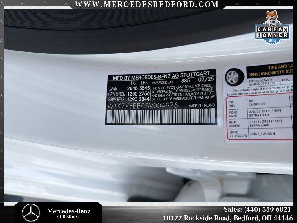 2025 Mercedes-Benz AMG® GT 53 Base 4MATIC® Certified