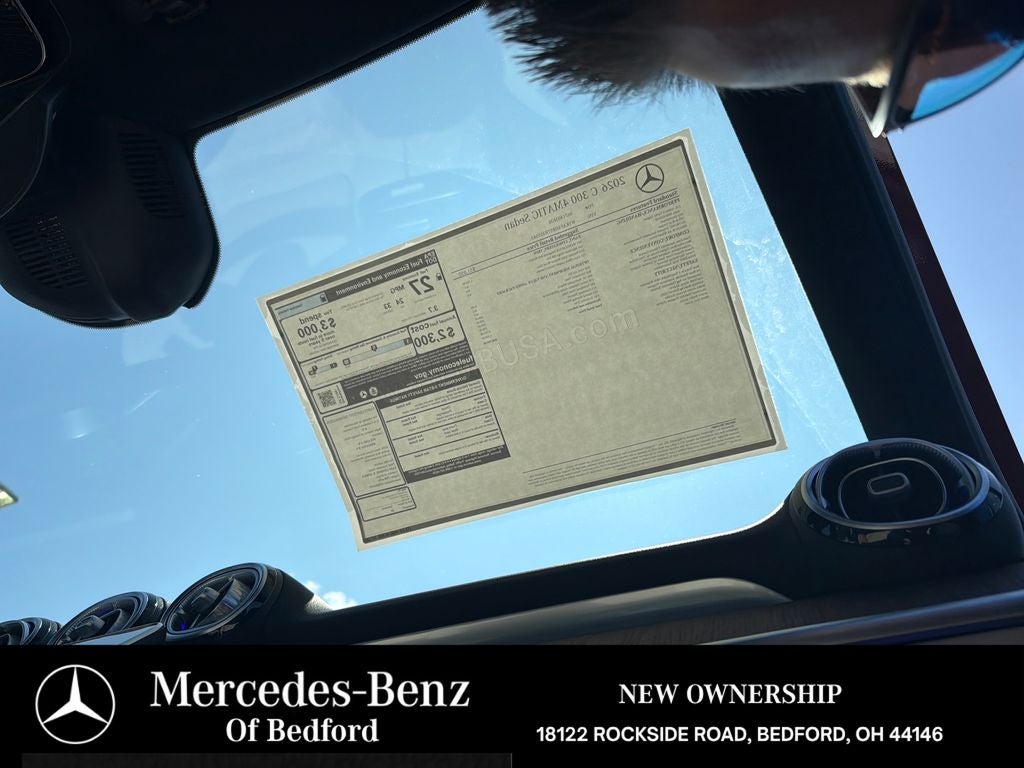 2026 Mercedes-Benz C-Class C 300 4MATIC®
