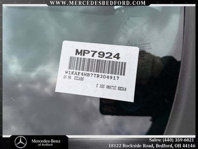 2026 Mercedes-Benz C-Class C 300 4MATIC®