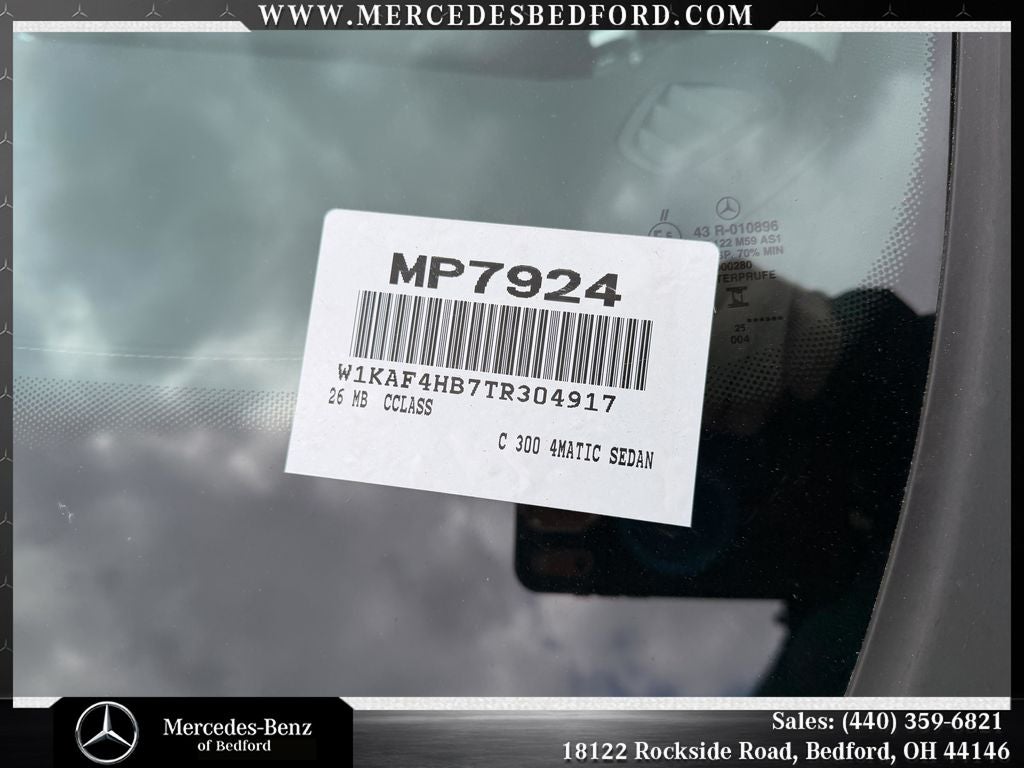 2026 Mercedes-Benz C-Class C 300 4MATIC®