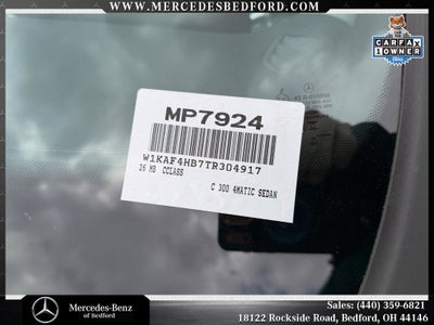 2026 Mercedes-Benz C-Class C 300 4MATIC® Certified