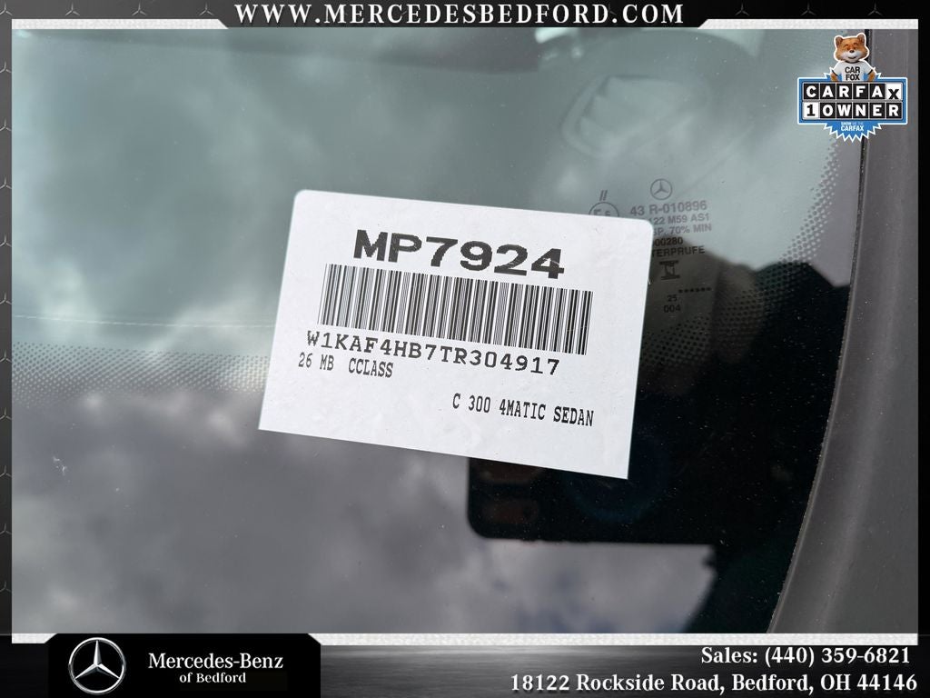 2026 Mercedes-Benz C-Class C 300 4MATIC® Certified