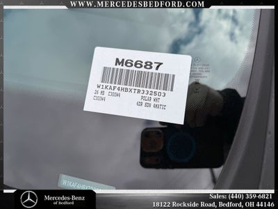 2026 Mercedes-Benz C-Class C 300 4MATIC®