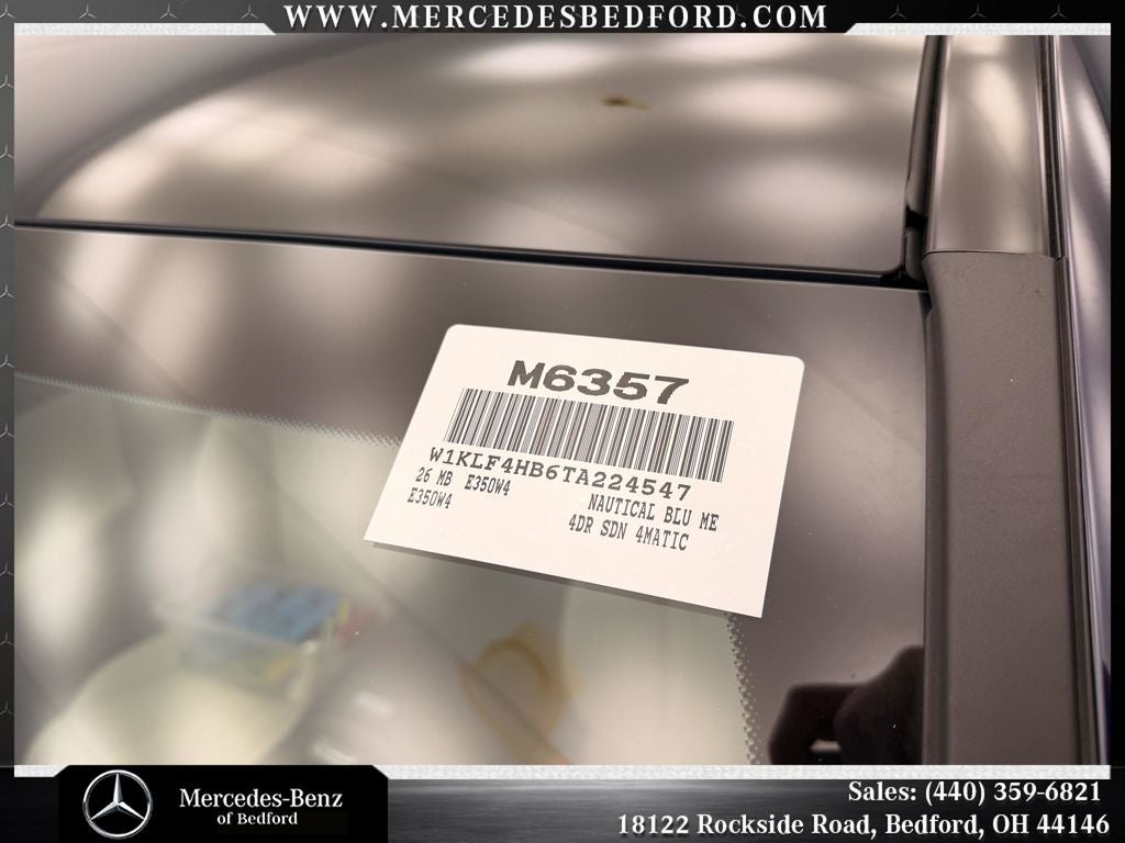 2026 Mercedes-Benz E-Class E 350 4MATIC®
