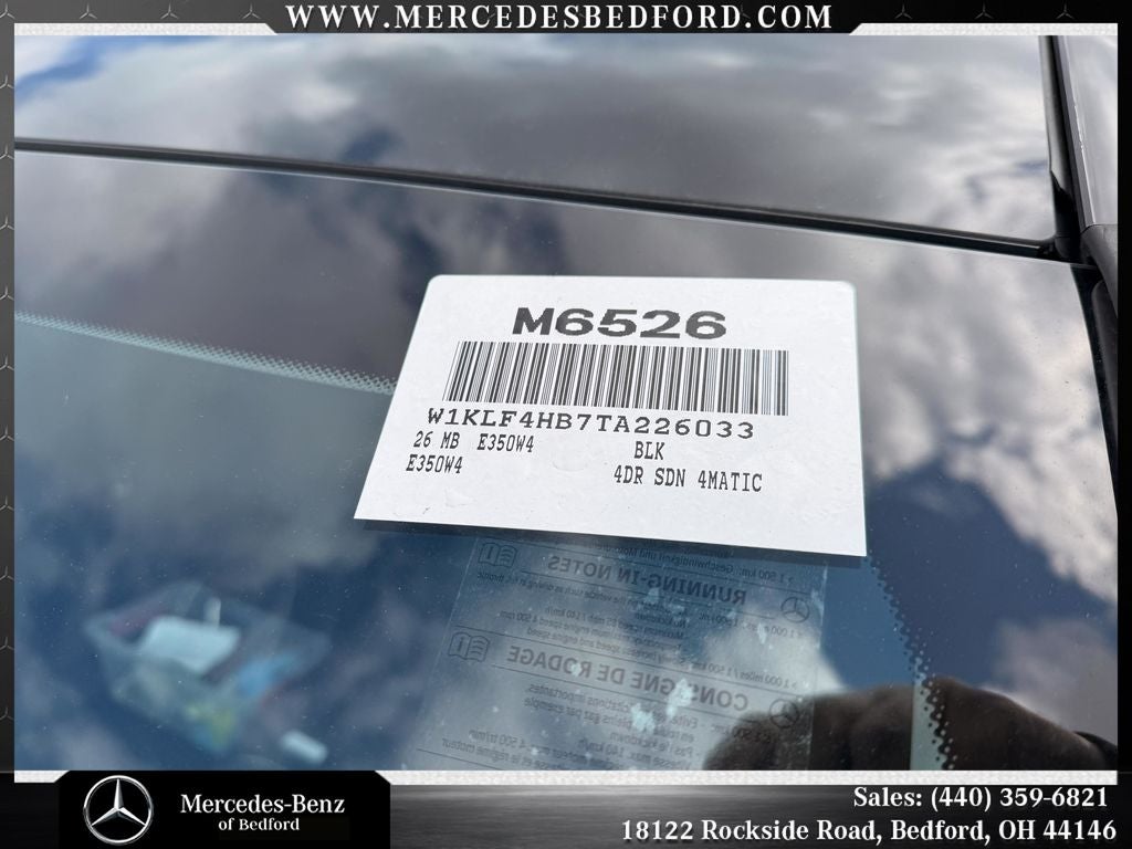 2026 Mercedes-Benz E-Class E 350 4MATIC®