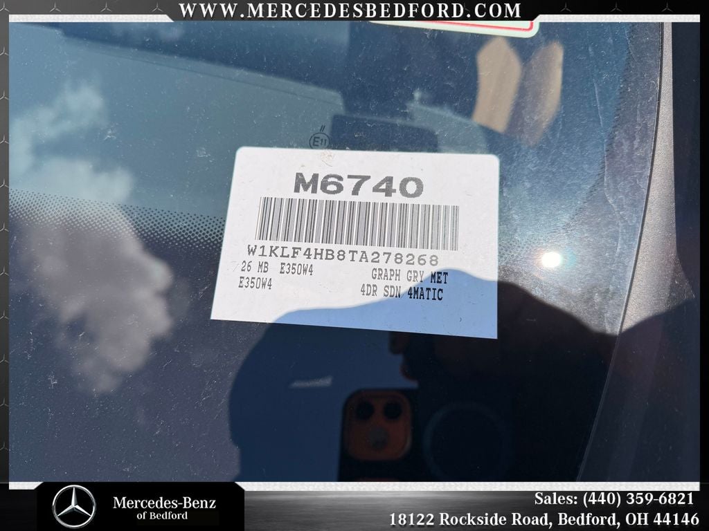 2026 Mercedes-Benz E-Class E 350 4MATIC®