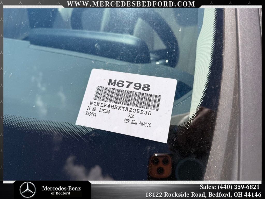 2026 Mercedes-Benz E-Class E 350 4MATIC®