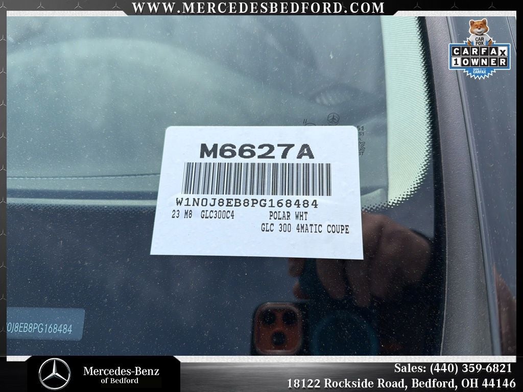 2023 Mercedes-Benz GLC GLC 300 Coupe 4MATIC® Certified