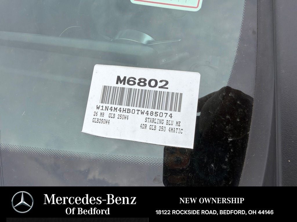 2026 Mercedes-Benz GLB GLB 250 4MATIC®