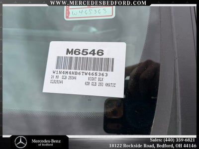2026 Mercedes-Benz GLB GLB 250 4MATIC®