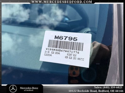2026 Mercedes-Benz GLB GLB 250 4MATIC®