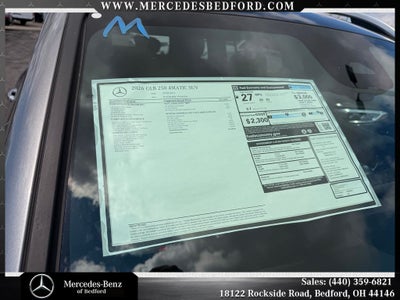2026 Mercedes-Benz GLB GLB 250 4MATIC®