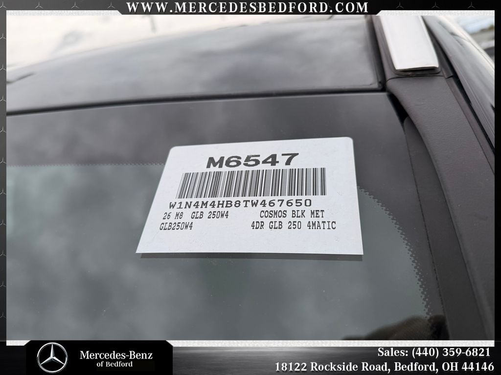 2026 Mercedes-Benz GLB GLB 250 4MATIC®
