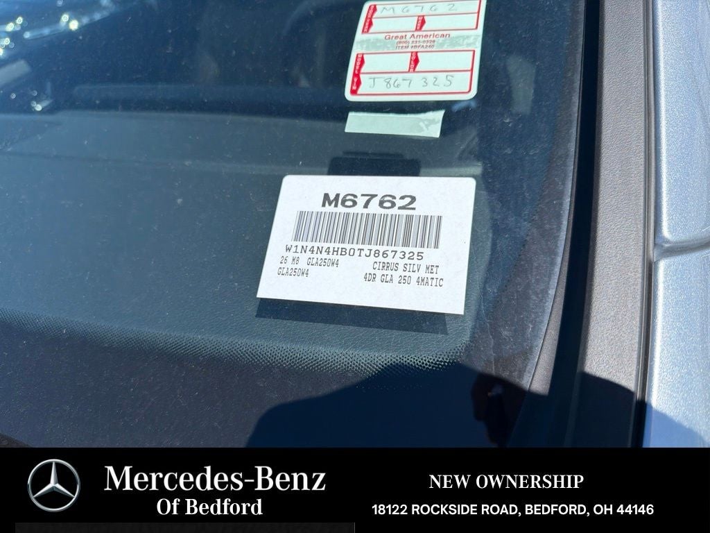 2026 Mercedes-Benz GLA GLA 250 4MATIC®