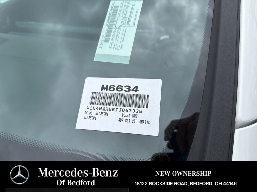 2026 Mercedes-Benz GLA GLA 250 4MATIC®
