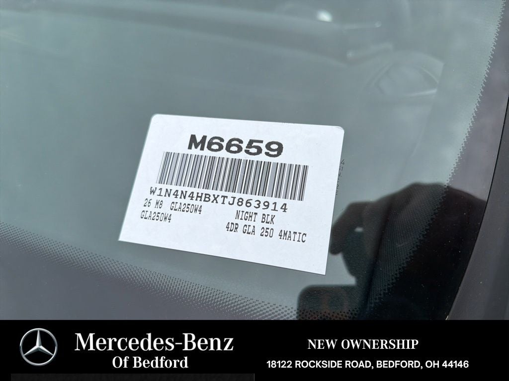 2026 Mercedes-Benz GLA GLA 250 4MATIC®