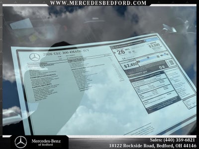 2026 Mercedes-Benz GLC GLC 300 4MATIC®