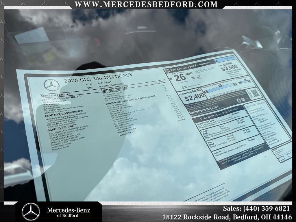 2026 Mercedes-Benz GLC GLC 300 4MATIC®