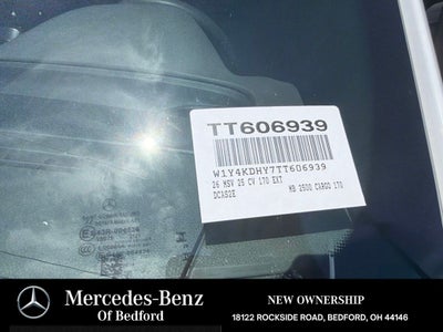 2026 Mercedes-Benz Sprinter 2500 Cargo 170 WB Extended