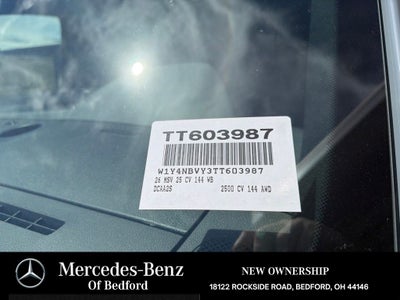 2026 Mercedes-Benz Sprinter 2500 Cargo 144 WB 4MATIC®