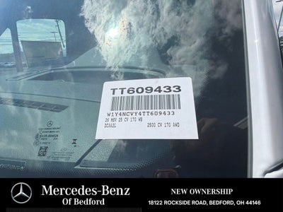 2026 Mercedes-Benz Sprinter 2500 Cargo 170 WB 4MATIC®
