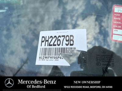 2025 Mercedes-Benz Sprinter 2500 Passenger 144 WB