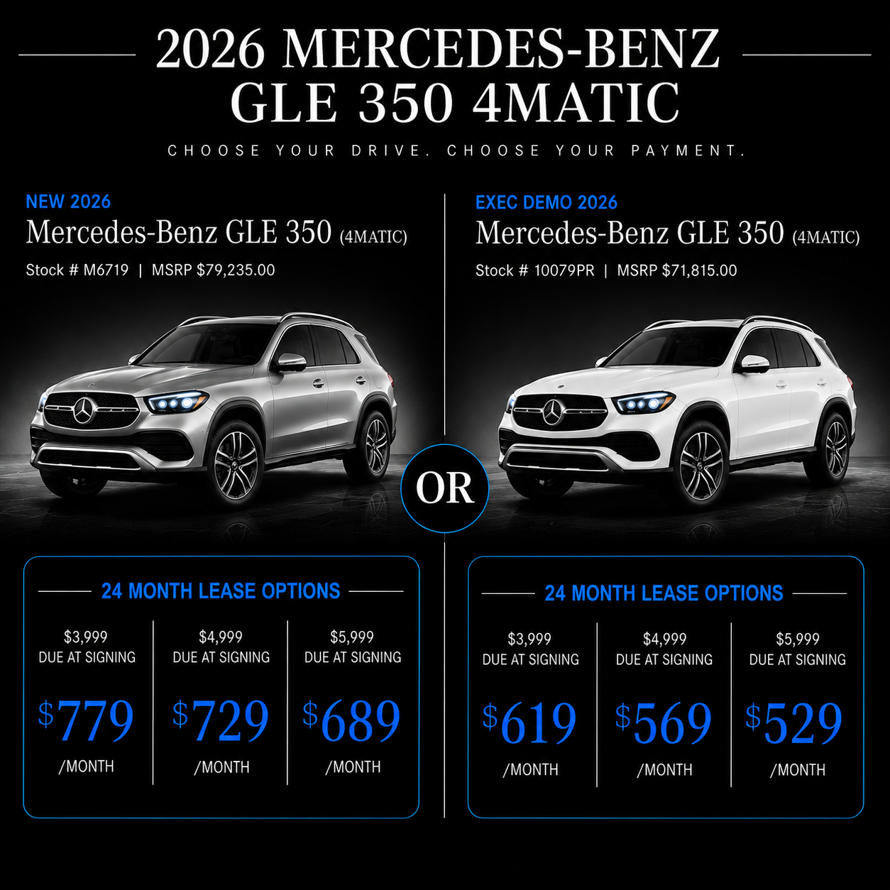 GLE 350 Lease Specials